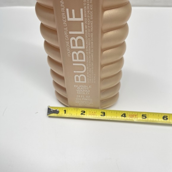 Vintage 1988 Avon Warm Gold Bubble Bath 24 Fl oz New Old Stock Sealed - Picture 10 of 10